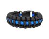 Thin Blue Line 550 Paracord Surival Bracelet